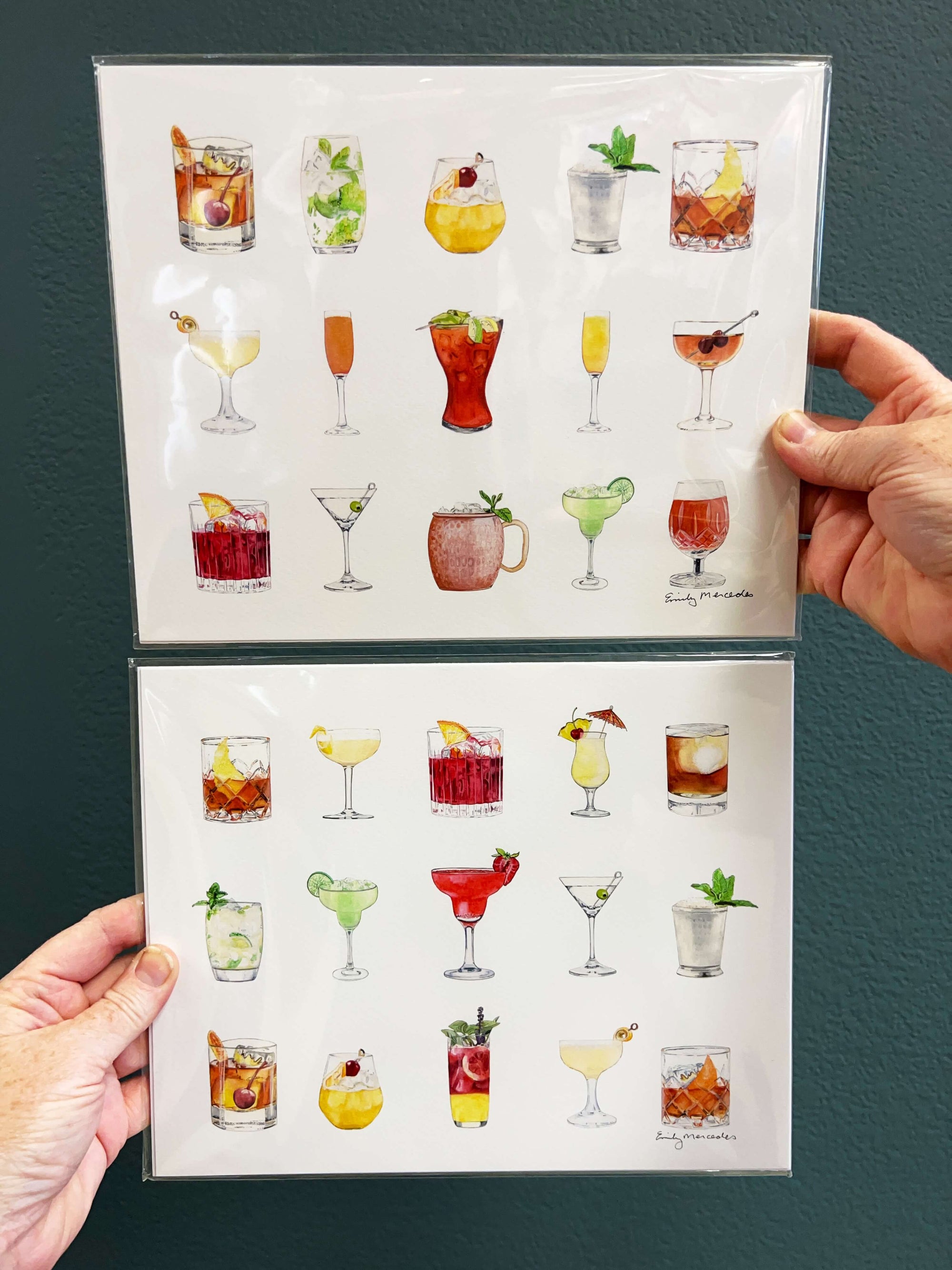 Galentine's Duo - Cocktail Prints that can also be Mocktails!