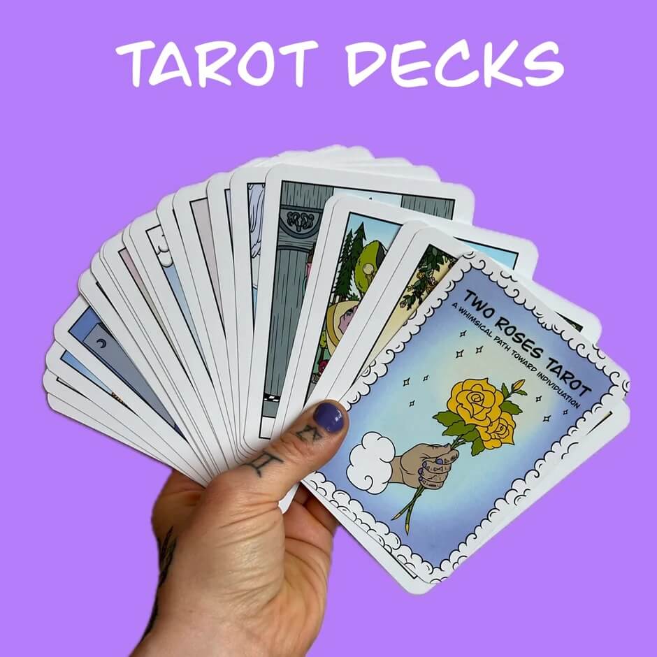 Kelsey Rose of Two Roses Trading Post - Tarot Card Deck + Tarot Zine