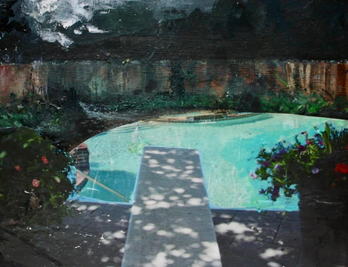 Moonlit Pool by Clint Stone