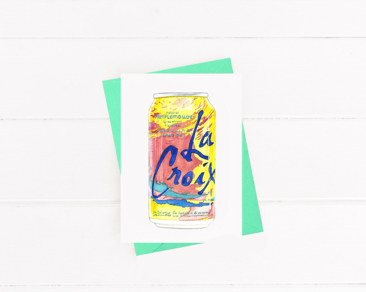 LaCroix Sparkling Water Card by Emily Mercedes