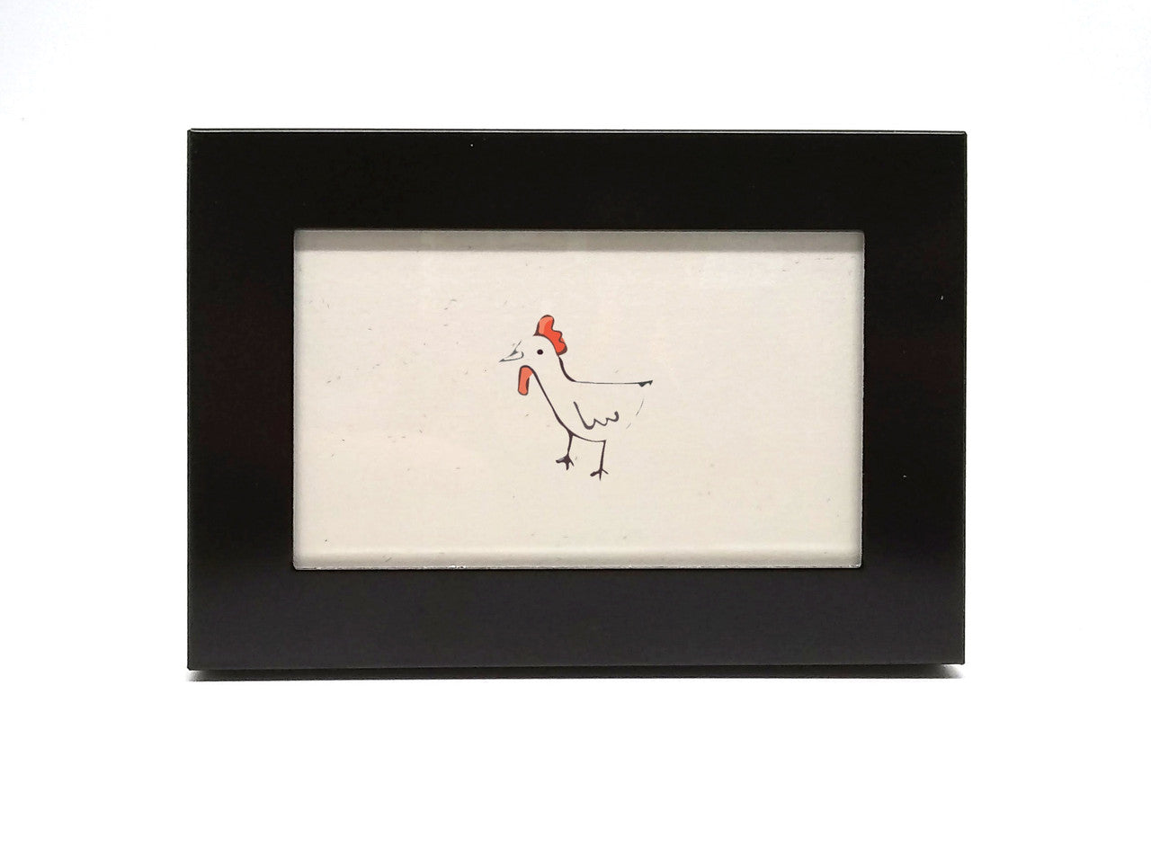 Chicken”Print by Elisa Wikey. Framed paper print