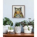 This tiger is one of our favorite jungle friends and we know he'd make a great addition to your animal art collection! Shop this and more lovely animal art from Eli Halpin.