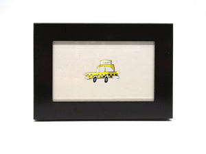 Taxi Mini Print by Elisa Wikey