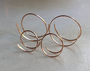 Coil Threader Earrings  by Katrina O'Day + Large