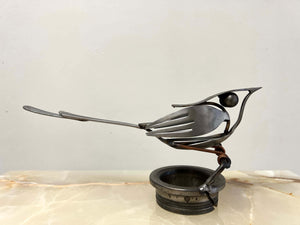 Cutlery Birds Metal Art Sculptures by Bernardo Meza of Meza Metal Sculptures