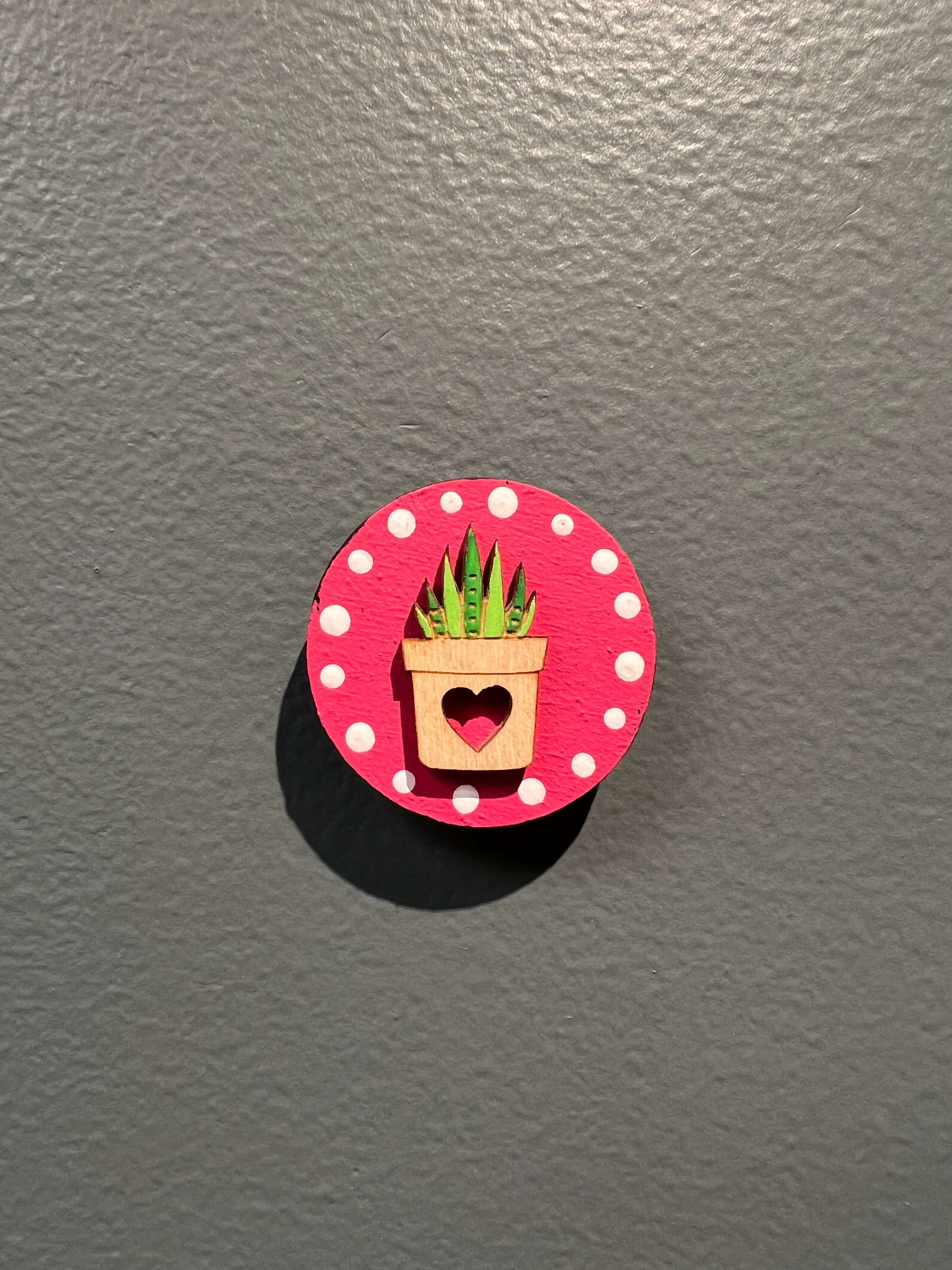 Potted Aloe Magnets by Katie Cowden