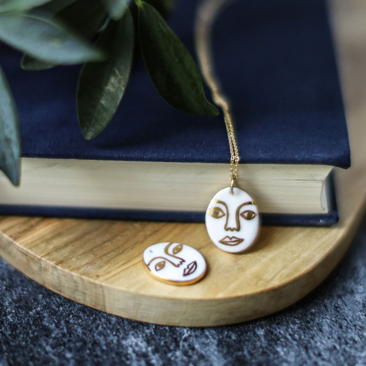 Face Necklace - Barcelona Inspirada by Remnant Studios