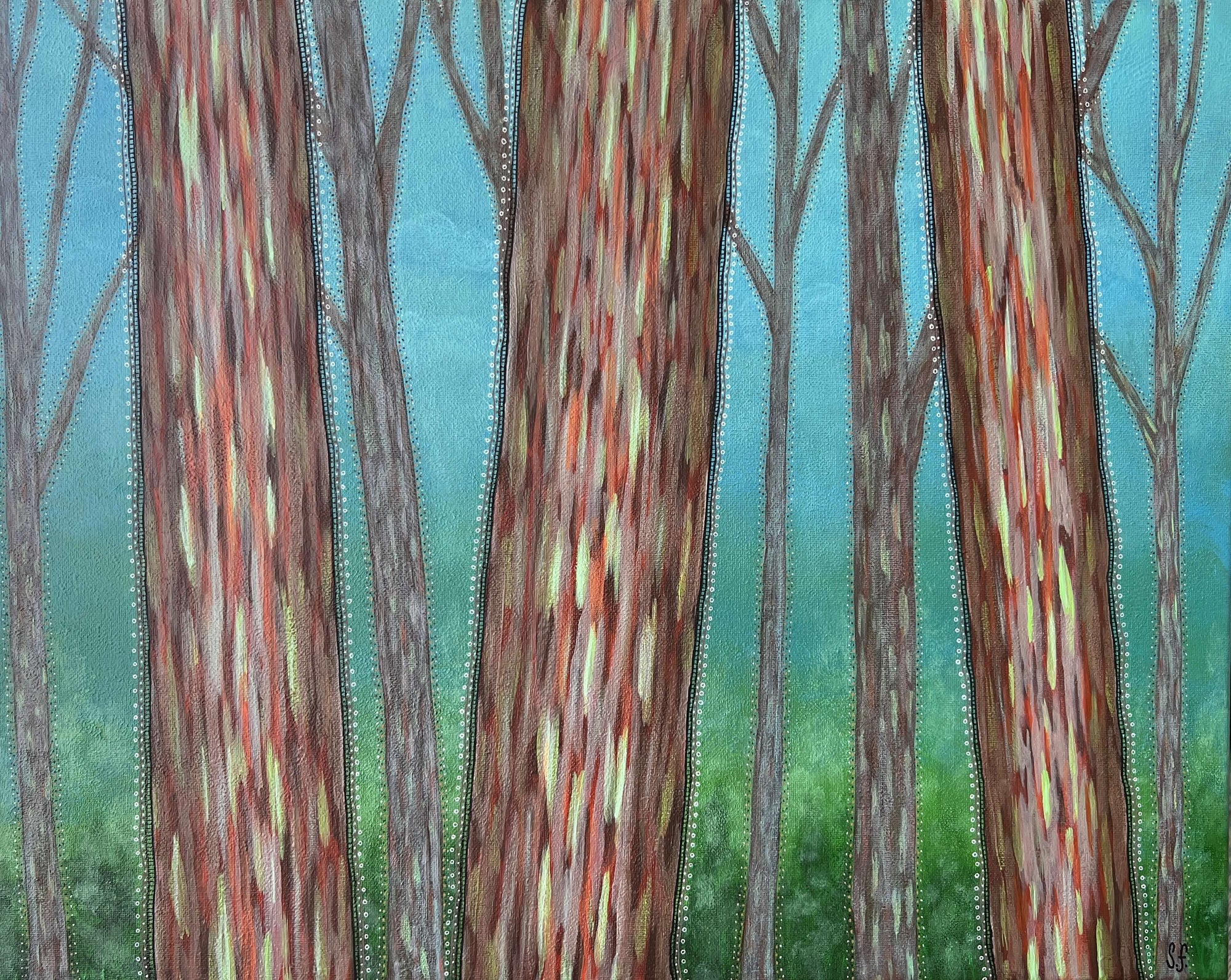 RAINBOW EUCALYPTUS by Sarah Figueroa