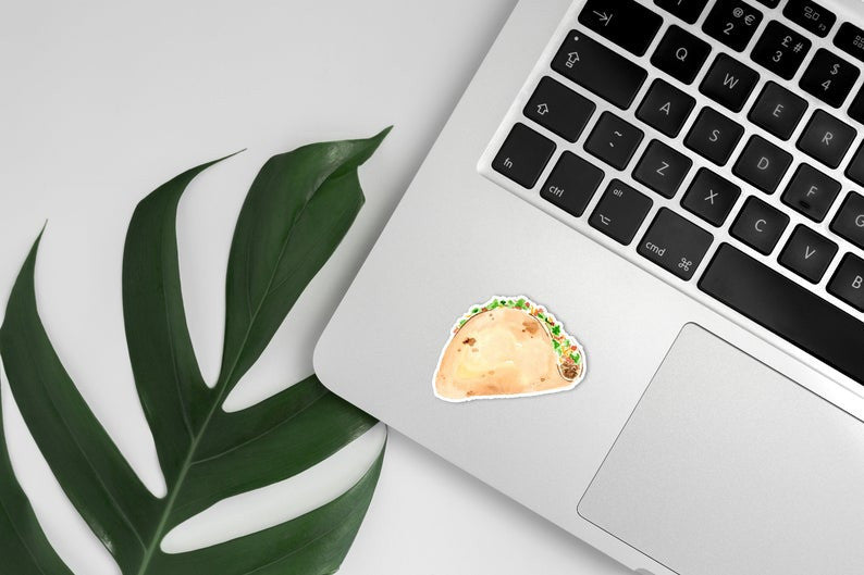 Taco Stickers by Kathyphantastic