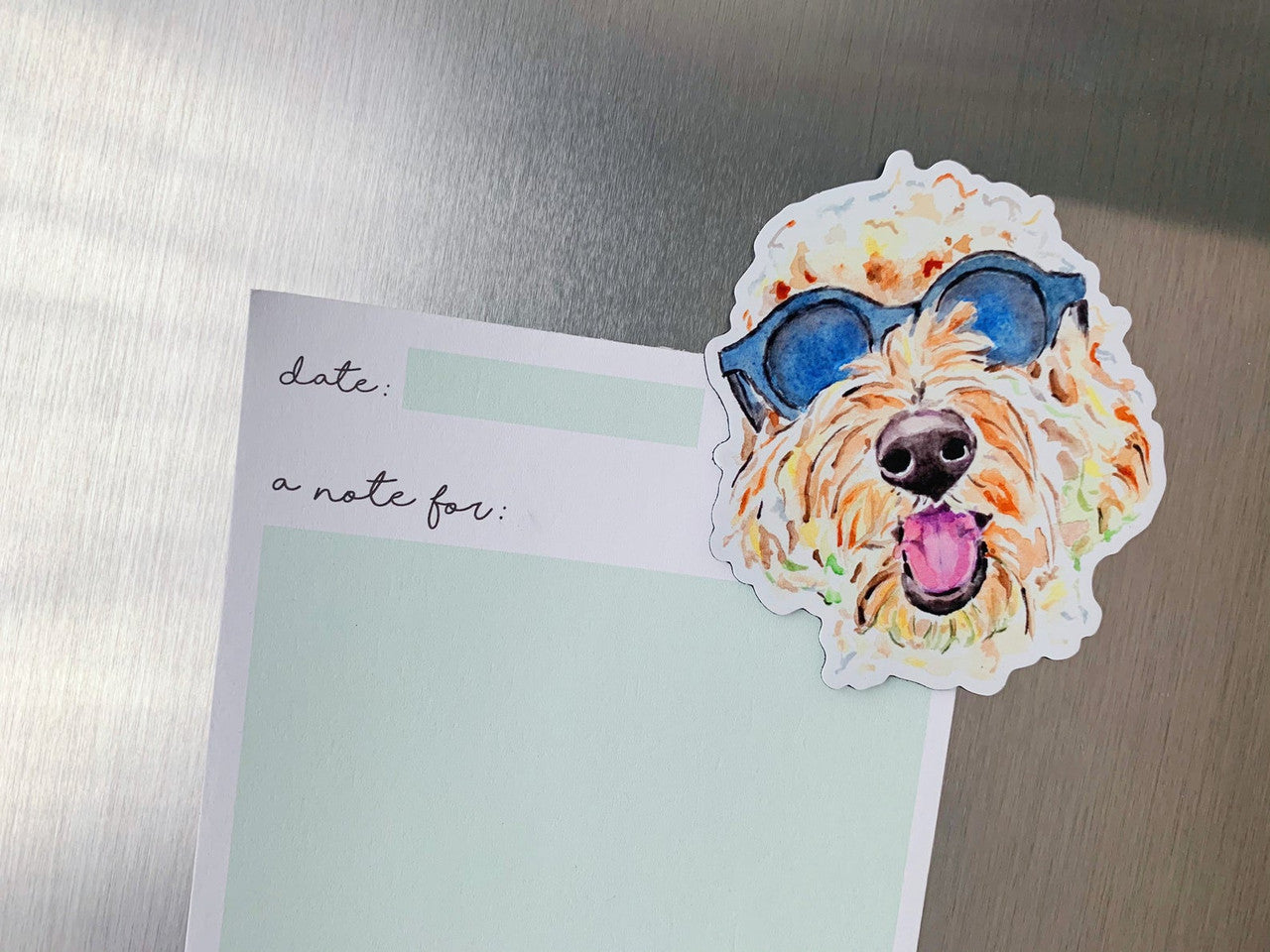 Goldendoodle Magnets by Kathyphantastic