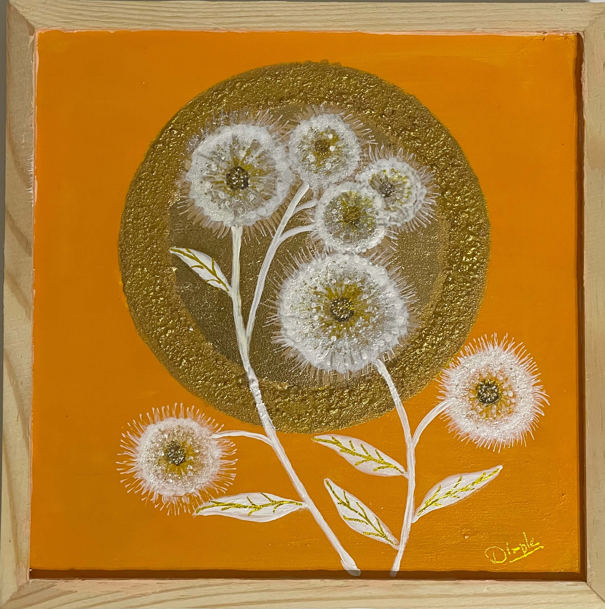 Golden Dandelions by Dimple Kaul