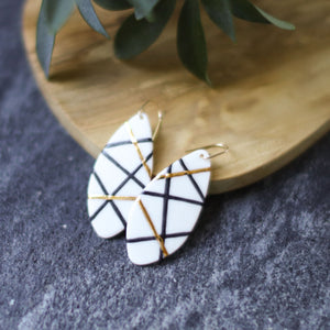 Oval Mosaic Earrings - Barcelona Inspirada by Remnant Studios