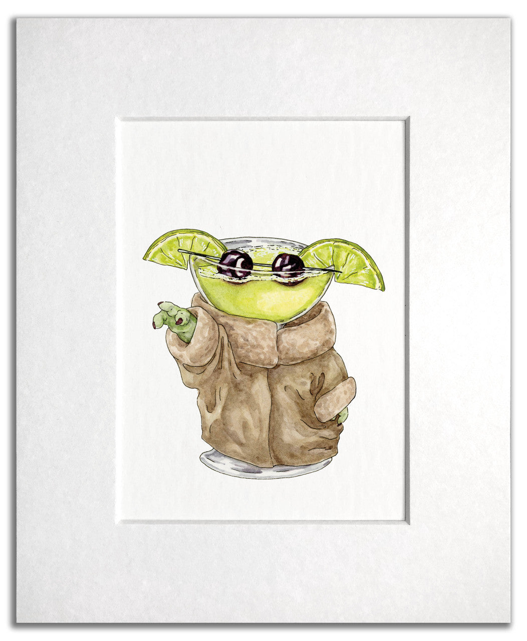 Baby Yodaiquiri Print by Maridad Studio