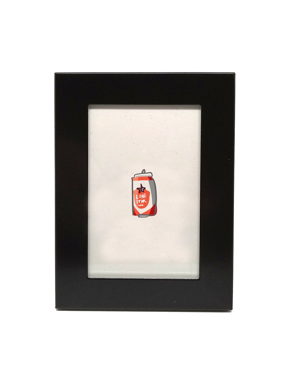 Lone Star Beer Mini Print by Elisa Wikey