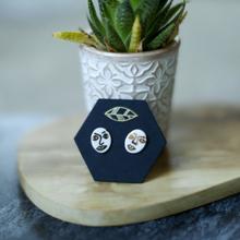 Face Stud Earrings - Barcelona Inspirada by Remnant Studios