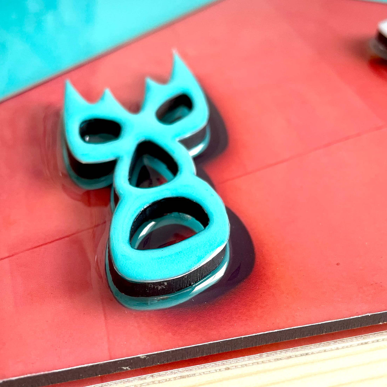 We love simple design with a great color combination! OneTaco in North Austin has that, plus a luchador mask, making it worthy of a stop.