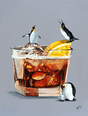 Penguins on the Rocks by Kimberly Berriochoa