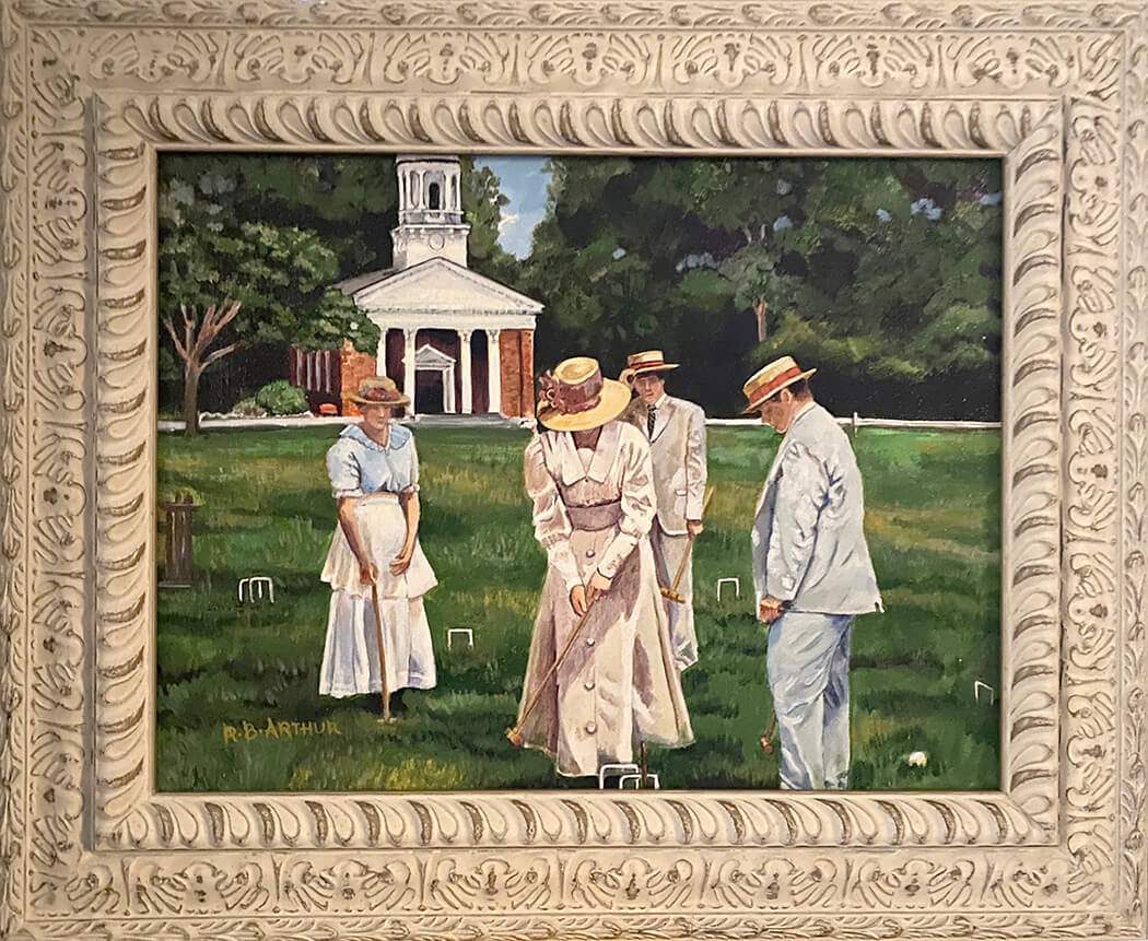 Croquet Afternoon, Greenfield Village by Rebecca Byrd Arthur