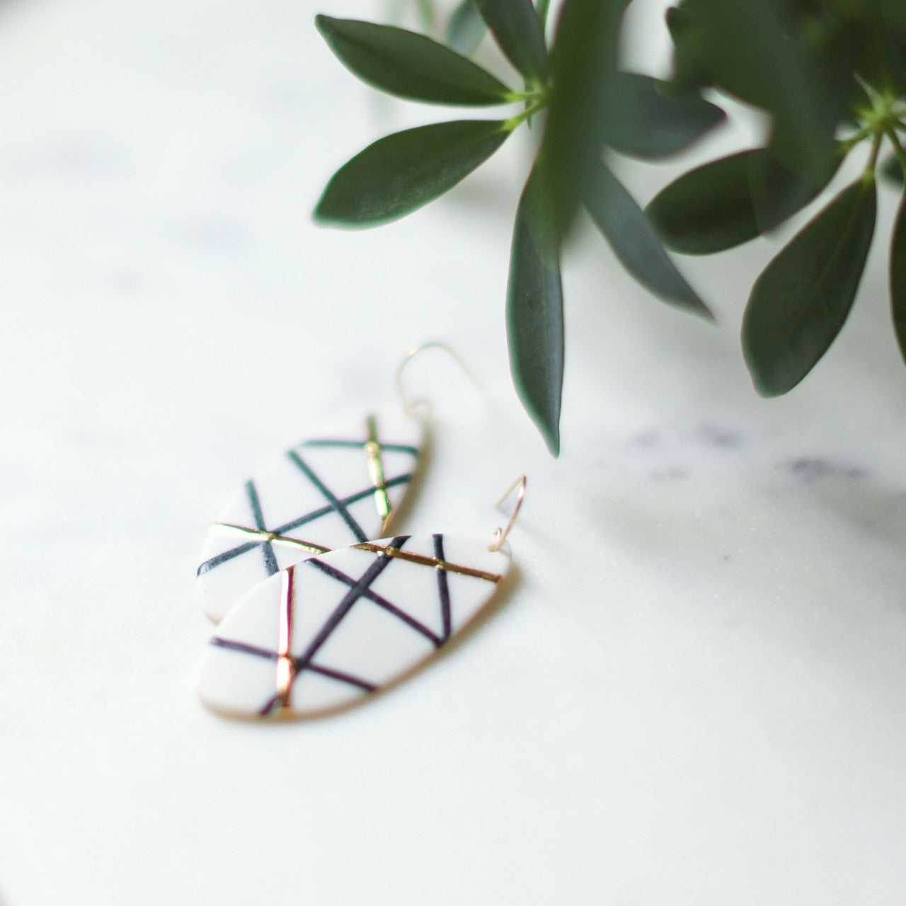 Oval Mosaic Earrings - Barcelona Inspirada by Remnant Studios