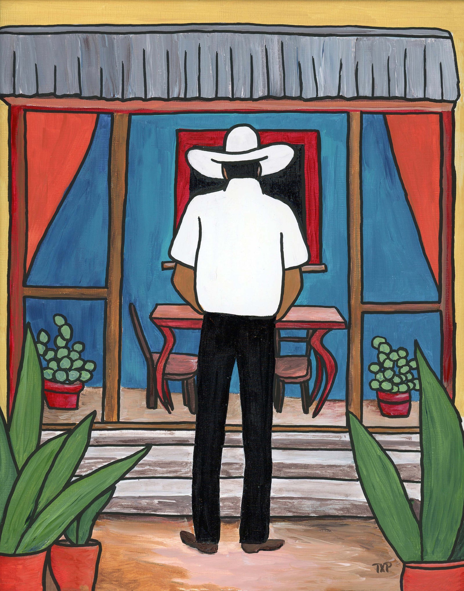 Joe's Patio Print by Pam Campbell + 11"x14"