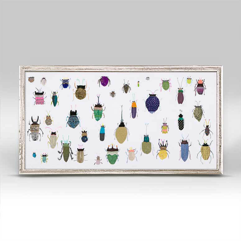 Insect Friends Mini Framed Canvas by Eli Halpin