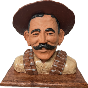 Pancho Villa Sculpture by Ricardo Zamora