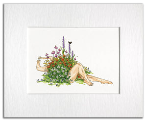 Fall Wildflowers Print by Maridad Studio