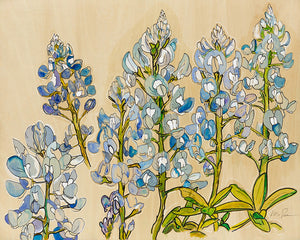 Bluebonnets 4 Print by Katie Chance