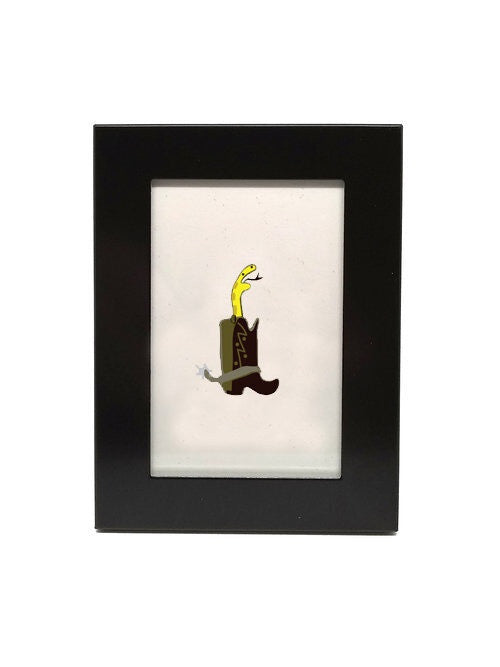 Snake in the  Boot Mini Print by Elisa Wikey