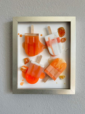 4 Apricot Popsicles #3 by  Elena Mester