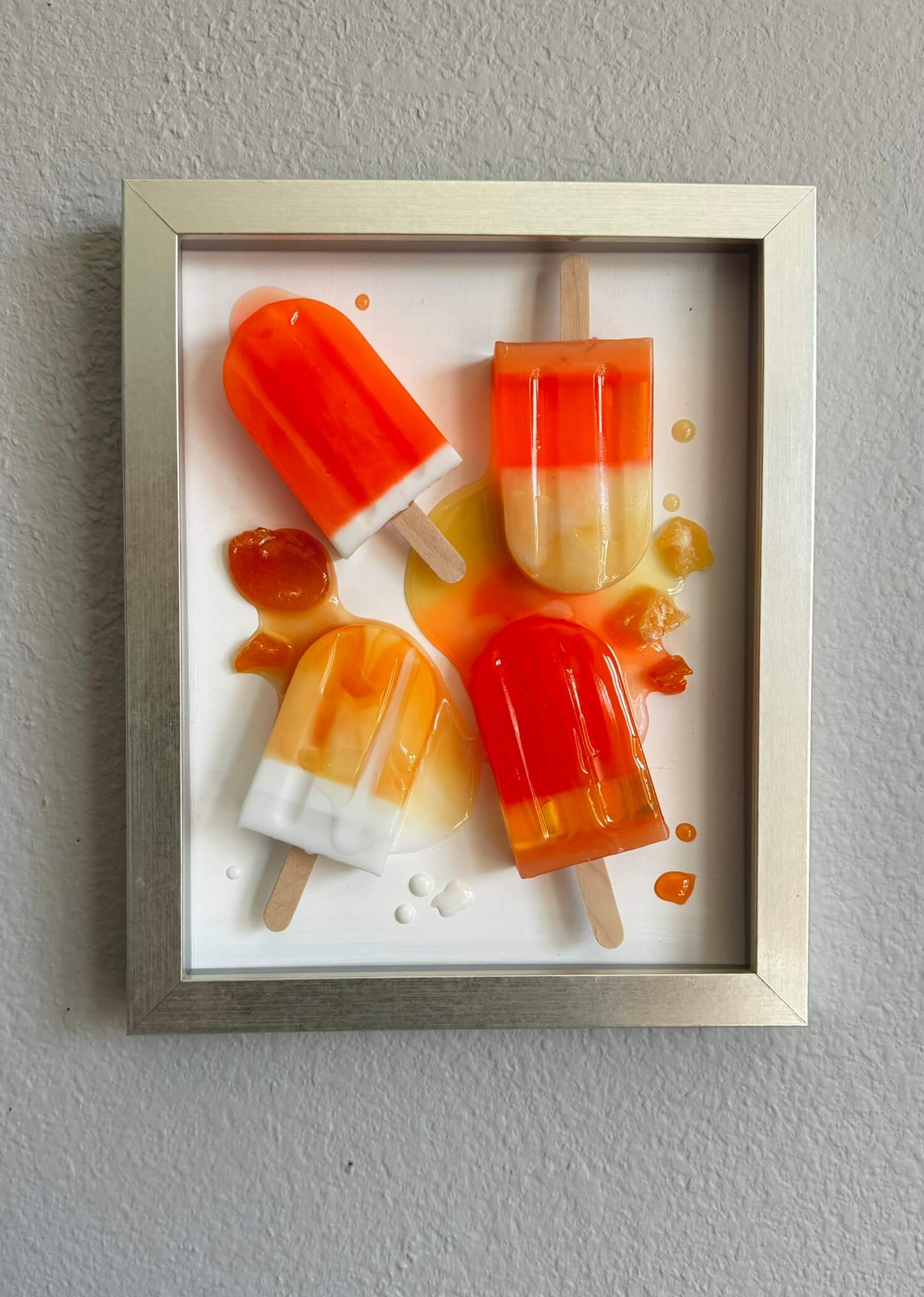 4 Apricot Popsicles #1 by  Elena Mester