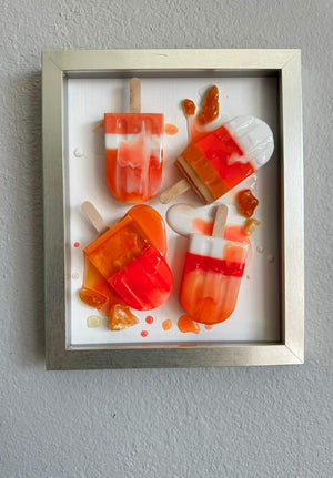 4 Apricot Popsicles #2 by  Elena Mester