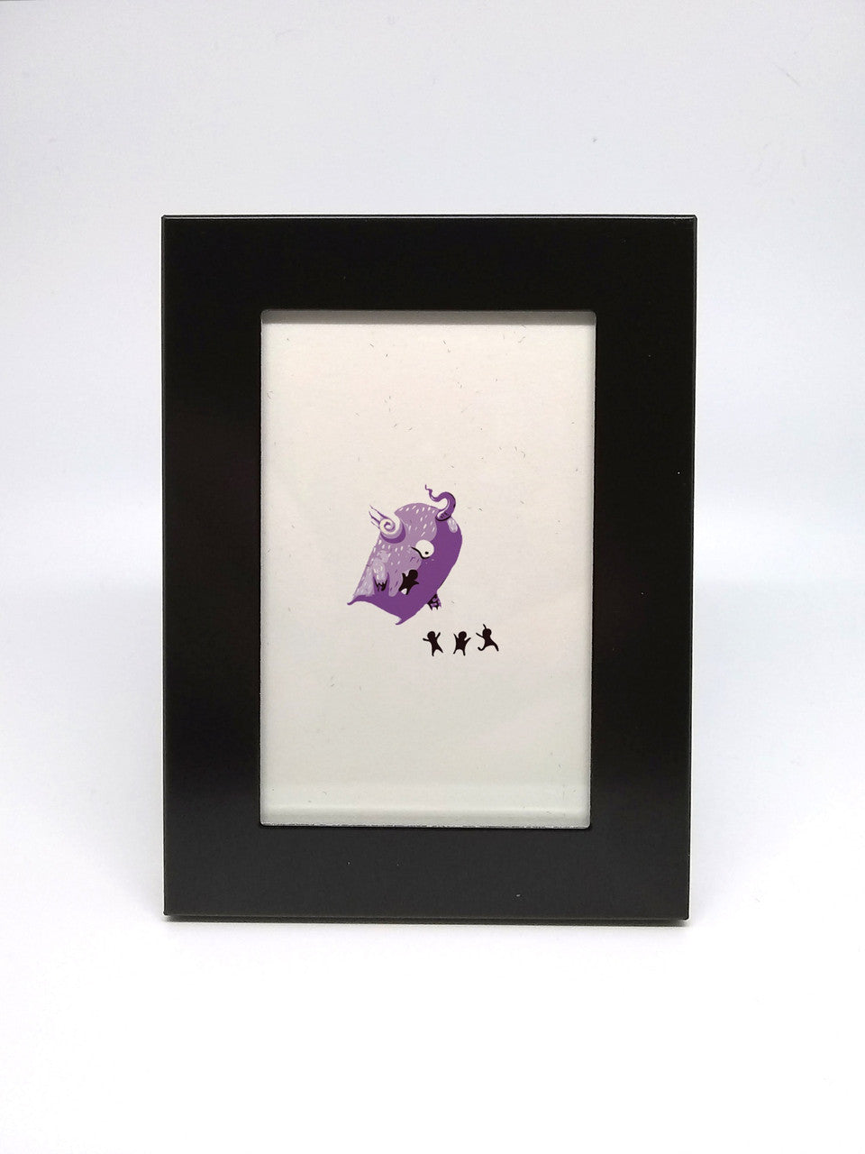 Purple People Eater Mini Print by Elisa Wikey