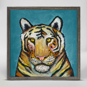 This tiger is one of our favorite jungle friends and we know he'd make a great addition to your animal art collection! Shop this and more lovely animal art from Eli Halpin.