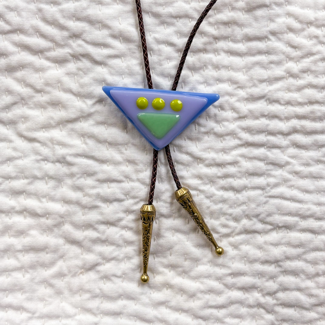 Fused Glass Bolo #2 by Steph Granillo