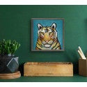 This tiger is one of our favorite jungle friends and we know he'd make a great addition to your animal art collection! Shop this and more lovely animal art from Eli Halpin.