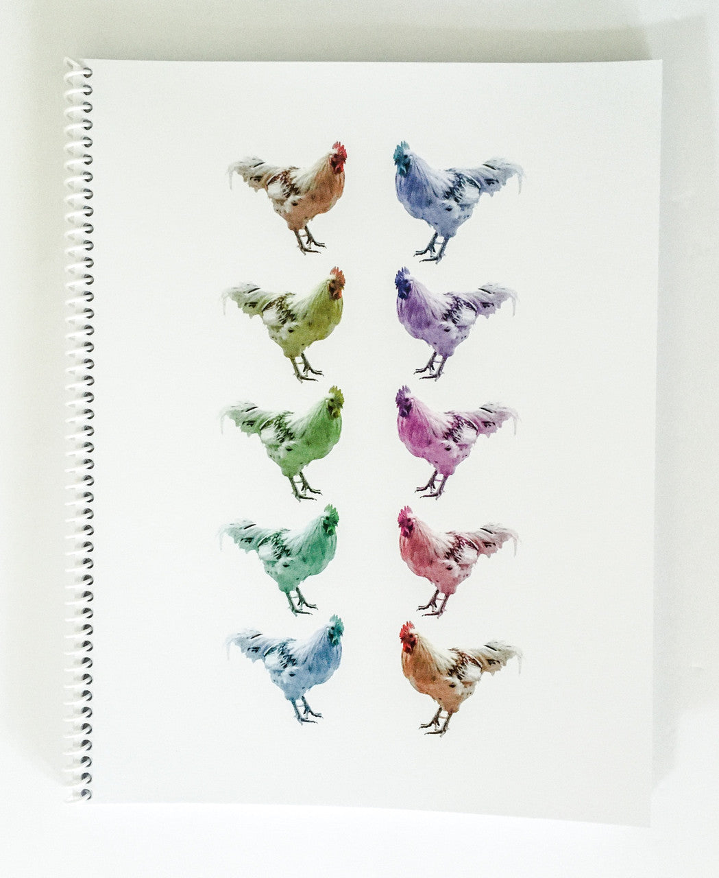 Rainbow Chickens Notebook by Lisa Zinna