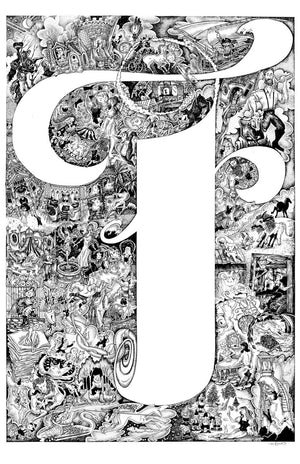 F is for Fables Print by Chris Celusniak