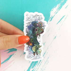 Goddess Sticker by Becca Borrelli