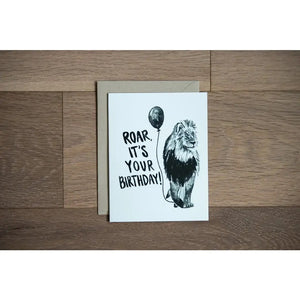 Roar It's Your Birthday Card by Stationery Bakery