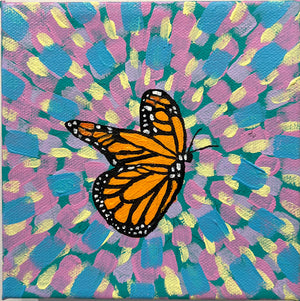 Migration is Beautiful: Proud Monarca Flying Through Chispas by Andrea Muñoz Martinez of XOXO AMMO