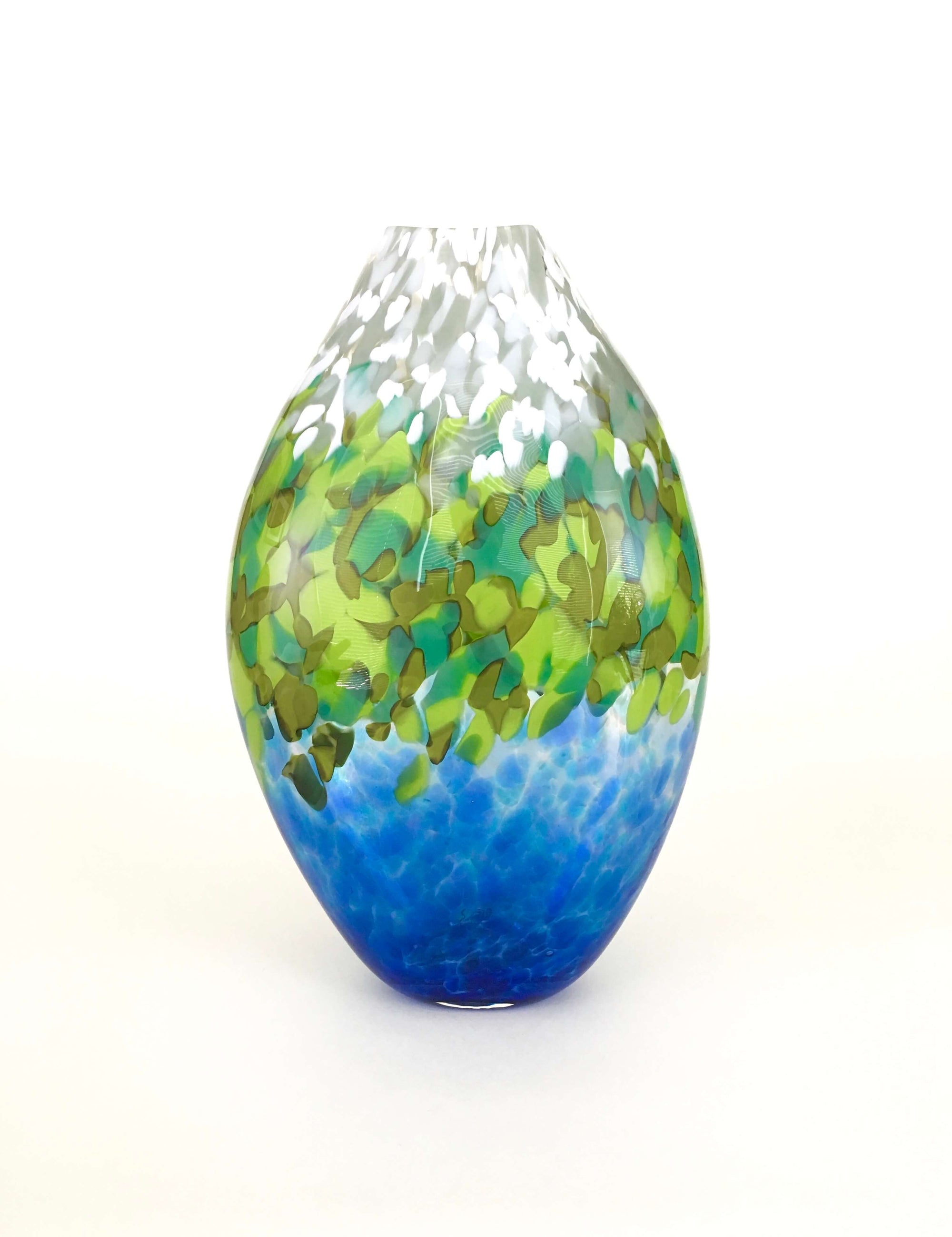 Alaskan Coastline Vase by JFR Glass