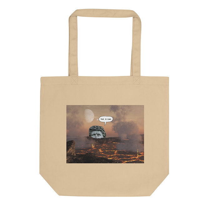 This Is Fine Tote Bag by Alex Duncan