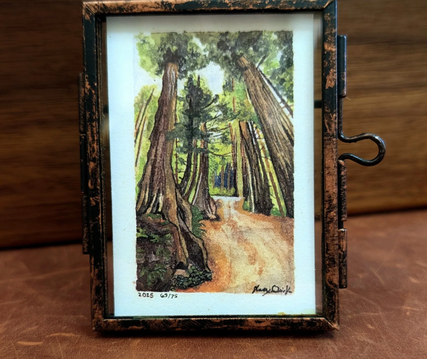 Redwoods National Park, California Mini Print by Alex Quirk + Metal Frame