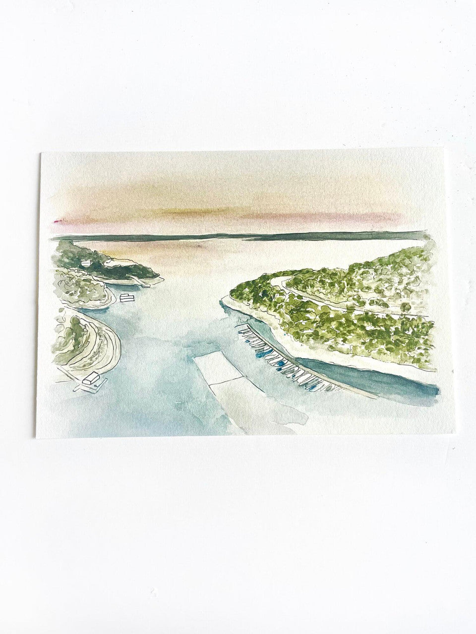 Lake Travis Print by Amber LeBlanc