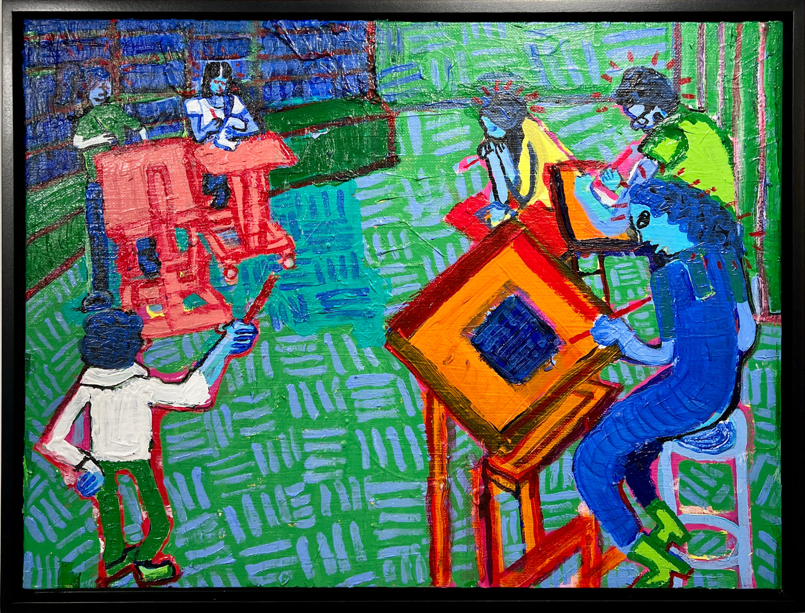 El Estudio Verde (After Matisse) by Andrea Muñoz Martinez of XOXO AMMO