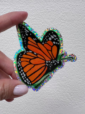 Monarch Butterfly in Borderlandia by Andrea Muñoz Martinez of XOXO AMMO