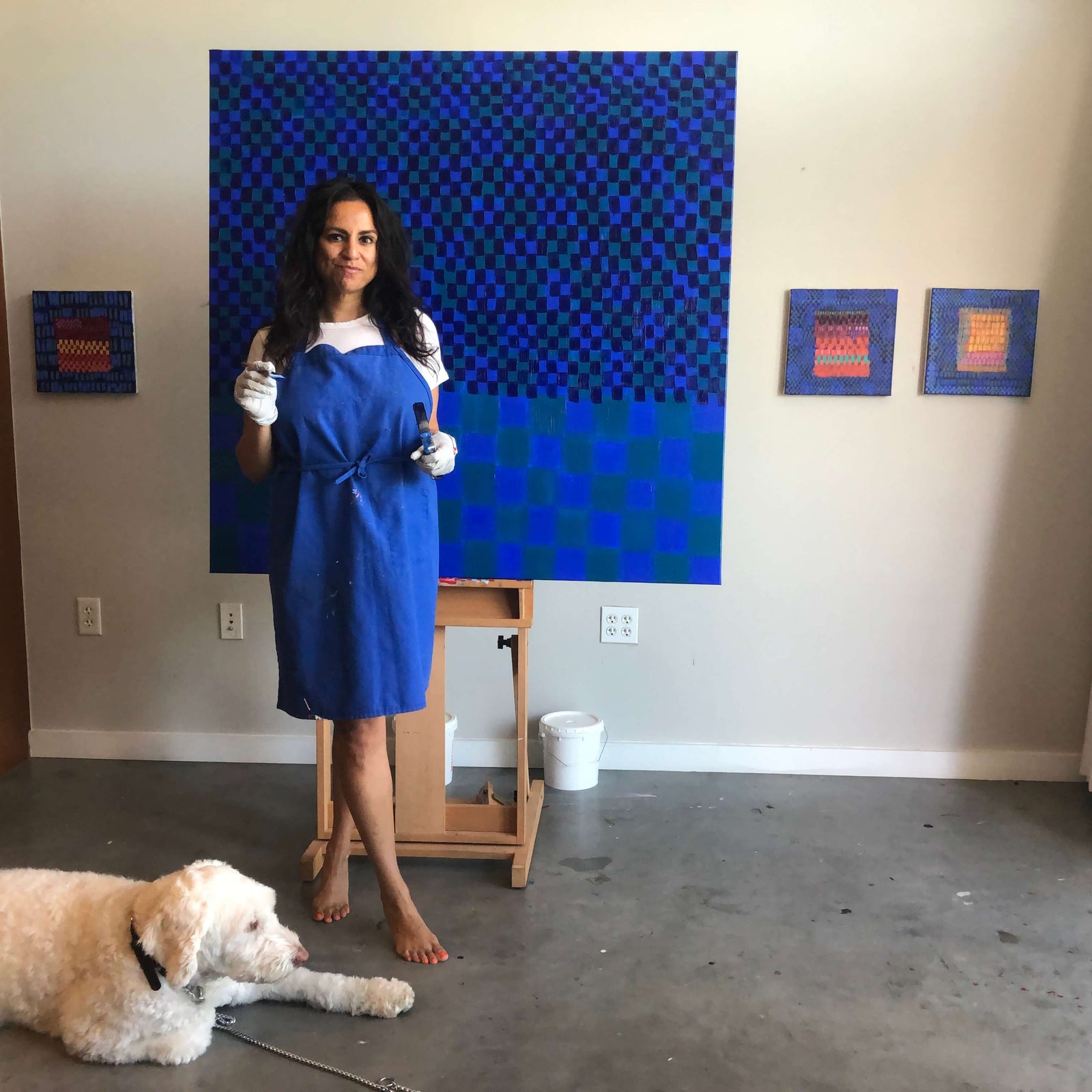 El Estudio Verde (After Matisse) by Andrea Muñoz Martinez of XOXO AMMO