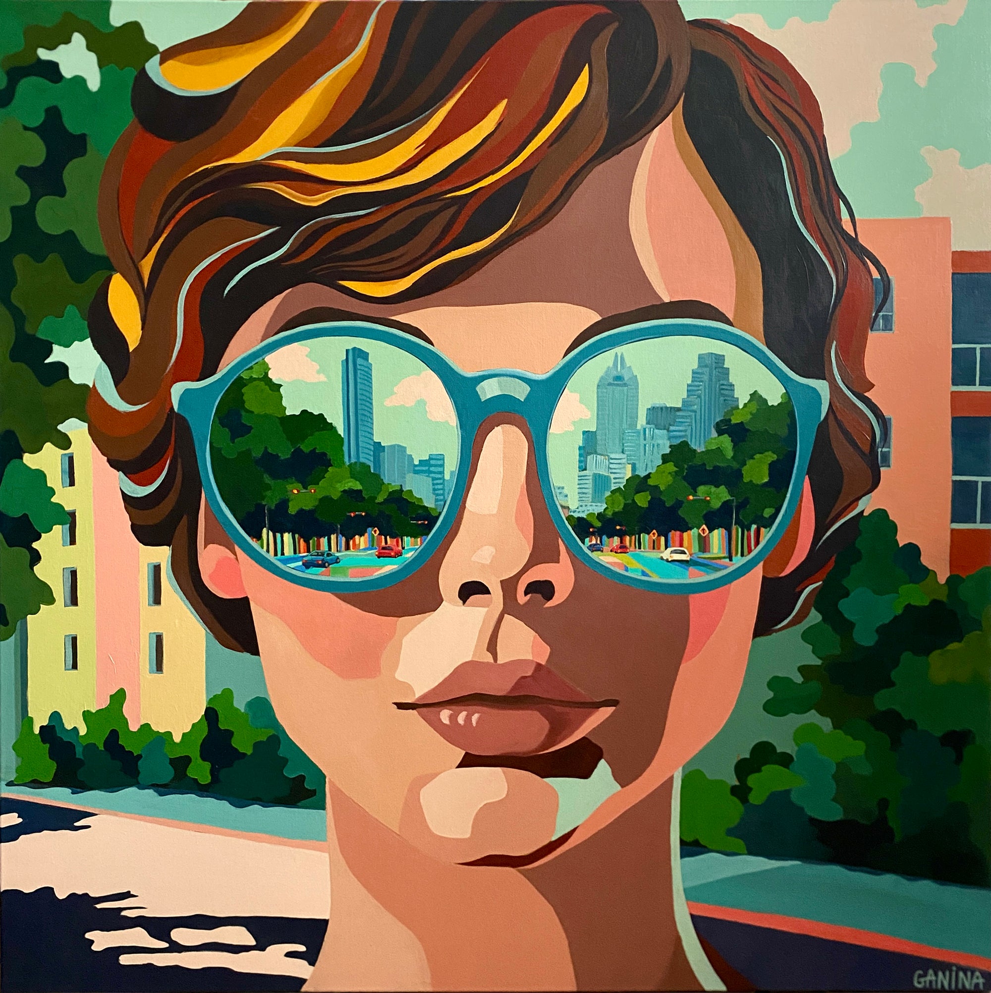 Awaken in Color Print by Anna Ganina