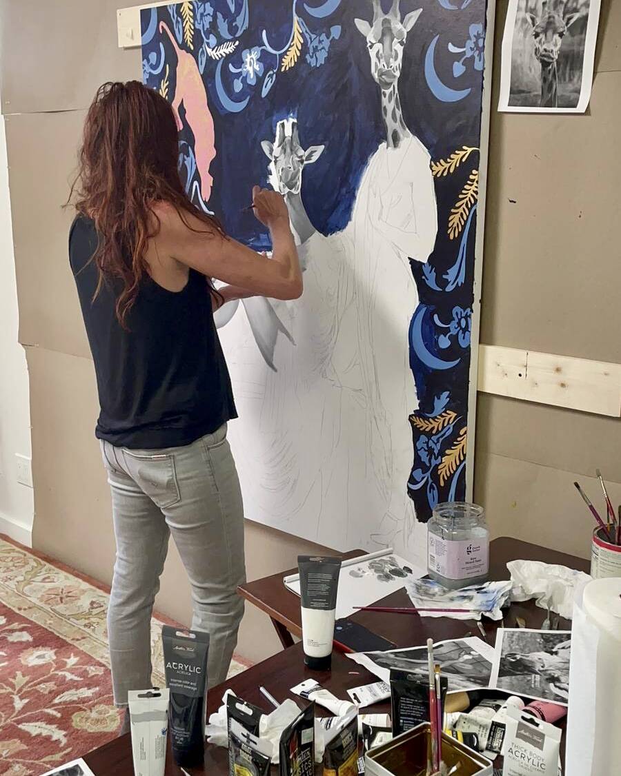 Queen's Gambit Print by Anna Ganina